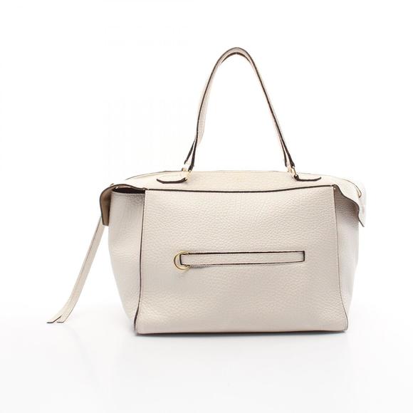 Celine White Leather Handbag RING - Picture 1 of 8